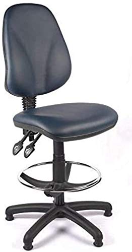Office Chair Office High Back Draughtsman Rolling Chair with Lumbar Support Reception Chair, Lab Tall Office Armchair, Computer Chair