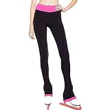 LIUHUO Eiskunstlaufhose für Mädchen, Fleece, Übungsleggings für Teenager, Skating-Hose