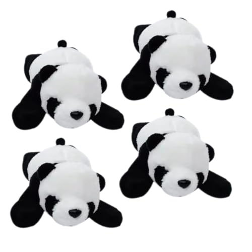 Mobestech 4 Piezas Imán Refrigerador Panda de Peluche Decoración Multifuncional para Cocina Magnético Reutilizable y Resistente