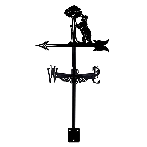 Girouette de jardin WXKAGF ours rétro pour animer le toit de votre ferme extérieure