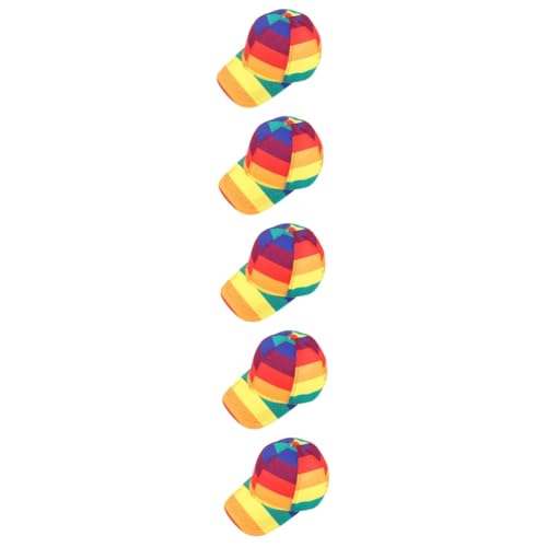 Casquette de baseball arc-en-ciel pour des randonnées colorées en famille