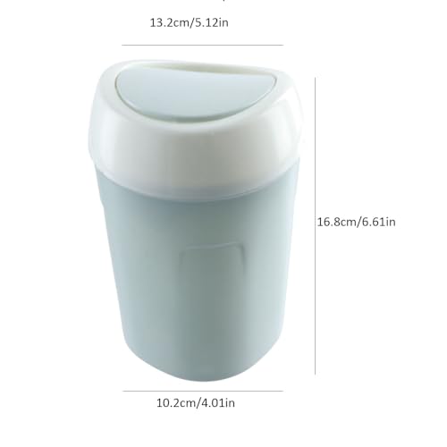 Image of Leadigol 1PCS Mini Trash Can,Small Trash Can Plastic Garbage Storage Bin Waste Basket Storage Organizer for Kitchen