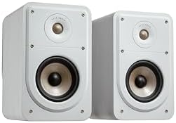 Polk Audio Signature Elite ES15 Regallautsprecher fürs Heimkino - Weiß | Hochauflösender Stereo Lautsprecher, Surround Boxen, Lautsprecher, Hi-Res zertifiziert, kompatibel mit Dolb