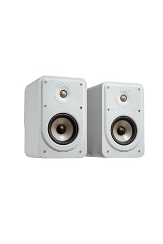 Polk Audio Signature Elite ES15 hochauflösende Regallautsprecher fürs Heimkino, Stereo Lautsprecher, Surround Boxen, HiFi Lautsprecher, Hi-Res zertifiziert, kompatibel mit Dolby Atmos und DTS:X (Paar)