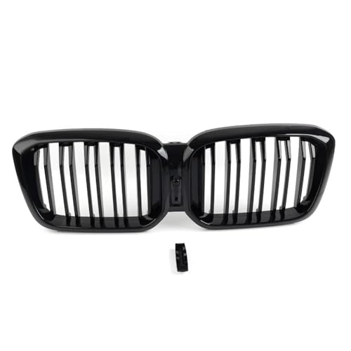 Grille de calandre double ligne noir brillant pour BMW X3 X4 G01 G02 2022-2023