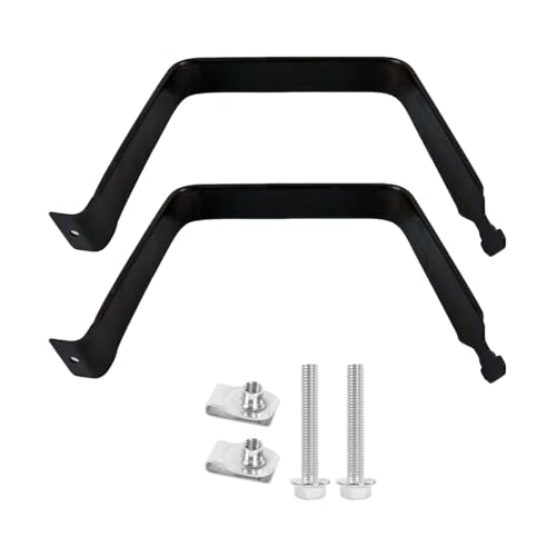 CHENACC 2PCS 578-183 Fuel Gas Tank Straps Bracket with Mounting Bolts for 1999-2019 Chevy Silverado/GMC Sierra 1500 2500 3500 Replace 15206818 15288145 15710284 22868151 23126454