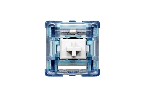 Kprepublic Ciy Naraka Switch Linear 46G For Gaming Mechanical Keyboard Pc Pok Nylon Long Spring Factory Lubed 50M White Blue thumb #2