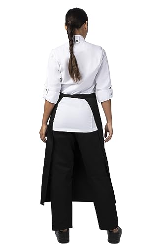 Chef Works REF24-BLK-0 Unisex Sustainable Bistro Apron thumb #2