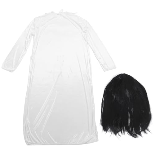 Robe de mariée blanche fantôme légère et respirante pour cosplay Halloween