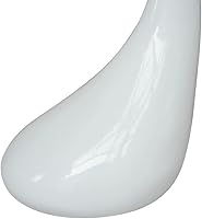 Vista 5 de Mesas de centro de 2 piezas con tapa redonda de cristal blanco de alto brillo, mesas auxiliares para sala de estar, mesas de centro para sala