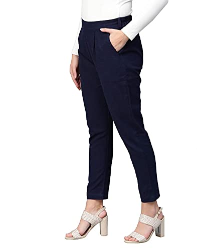 Image of DIGITAL SHOPEE Women's Regular Fit Casual Pants
