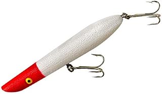 Cotton Cordell Pencil Popper Fishing Lure - Pearl/Red Head - 7 in