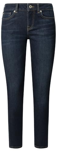 Pepe Jeans Damen Skinny Jeans LW SOHO Jeans, Blau (Denim-6FA), 29W / 32L, Blau (Denim-6fa), 29 W/32 L – Ansicht 1