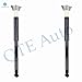 PM Auto Pair of 2 Rear Complete Shock Absorber Kit Replacement For 2004-2009 Mazda 3