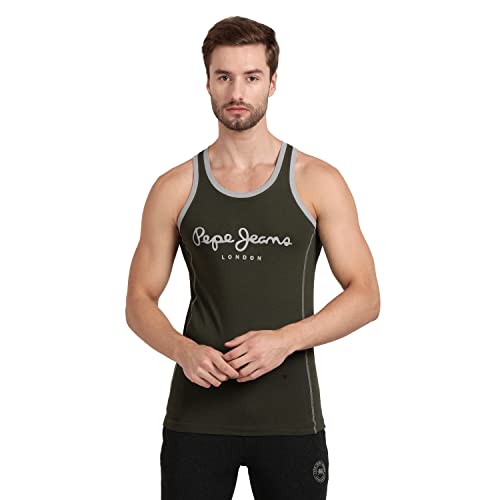 Image of Pepe Jeans Men's Cotton Regular Fit Vest