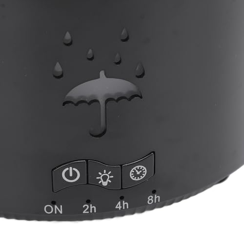 Humidificador Difusor Aromático Eléctrico 300 mL Negro miniatura 6