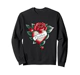 Brother Rose Heart Tattoo Valentines Day Matching Family Boy Sweatshirt
