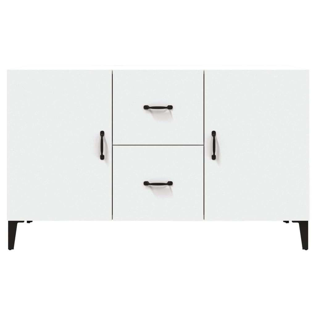 Credenza,Mobiletto Multiuso Madie moderne soggiorno Con scomparti Per Sala da Pranzo Salotto Corridoio Cucina Bianca 100x36x60 cm in Legno Multistrato
