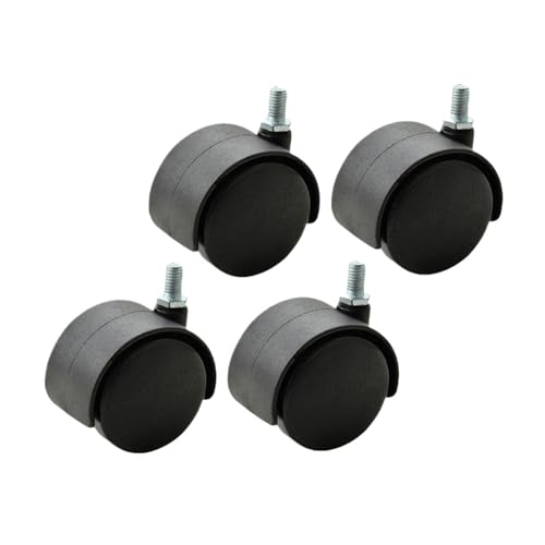 4個 回転キャスター オフィスチェアホイール 用品 椅子アクセサリー 家具 コンピュータ