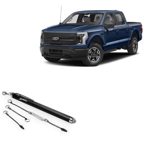 BoxWave Stylus Pen Compatible with Ford 2024 F-150 Lightning Display (15.5 in) - EverTouch Capacitive Stylus, Fiber Tip Capacitive Stylus Pen - Jet Black