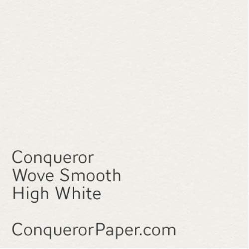 Conqueror A4 Paper High White Wove Watermark 50 Sheets