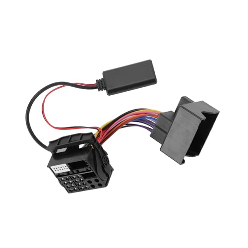 A ABSOPRO Câble Adaptateur Harnais Stéréo pour Radio pour Audi A4 B7 TTs TT A8 R8 A3 Bluetooth Adaptateur AUX Câble Musique Pratique 11,5cm 1 Pcs Noir...
