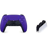 【純正品】DualSense ワイヤレスコントローラー ギャラクティック パープル(CFI-ZCT1J04) + DualSense 充電スタンド (CFI-ZDS1J) セット