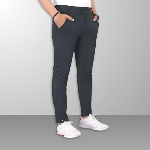Image of Men's Stylish Slim Fit Trousers for Office and Casual Wear | Versatile Men's Trousers | Ideal for Formal Events and Everyday Casual Wear