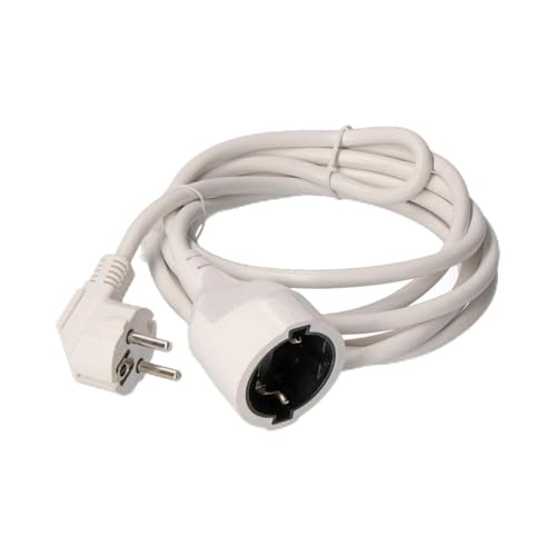 Rallonge de tuyau 3x1,5 mm blanche de 4m pour circuit électrique