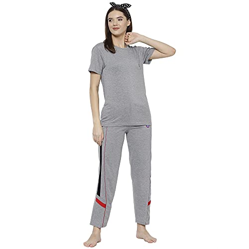 Image of Mack Jonney Cotton Blend Track suit Co-ord Set For Women-VJ WNS-046