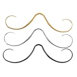 Uonlytech 3 piezas Conjunto Anillos de Nariz Septum Pequeños Acero Inoxidable Cómodo y Versátil para Piercing Nasal y Estilo Personal