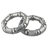 Fahrrad-Headset-Gabel und Tretlager, 2 Stück, Stahlkugellager für Zweck Fahrradservice und Ersatz (3# 38–24 mm)