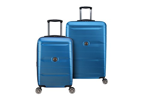 DELSEY Paris Comete 2.0 Hardside Expandable Luggage with Spinner Wheels, Steel Blue, 2-Piece Set (21/28)