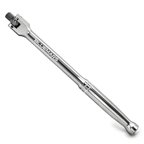 BLUEMARS 3/8-Inch Drive Breaker Bar with Secure Locking Ball...