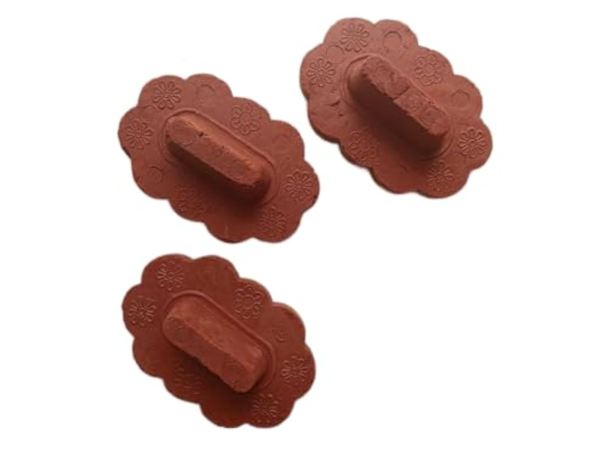 Traditional Indian Foot Scrubber, Terracotta, Pack of 6