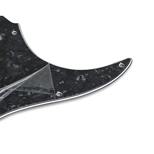 IKN 2 Humbucker Cut Pickguard HH Strat Guard et Tremolo Spring Back Plate pour guitare Stratocaster Standard américaine… - Les Beatles, Paul McCartney, John Lennon, RIngo Starr, George Harrison IKN 2 Humbucker Cut Pickguard HH Strat Guard et Tremolo Spring Back Plate pour guitare Stratocaster Standard américaine… – Image 6