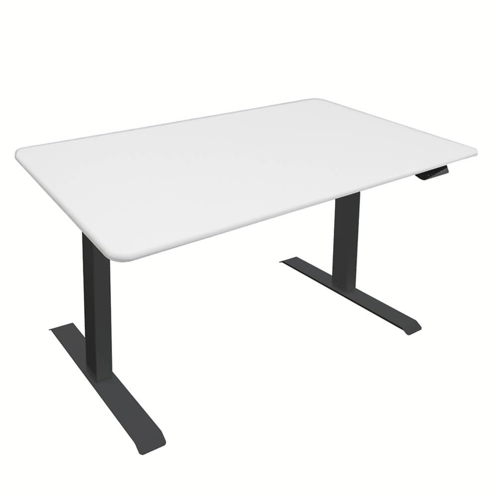 Home Deluxe - Piano scrivania AGORA - dimensioni: 120 x 60 cm, colore: bianco, universalmente applicabile, piano continuo I scrivania da tavolo