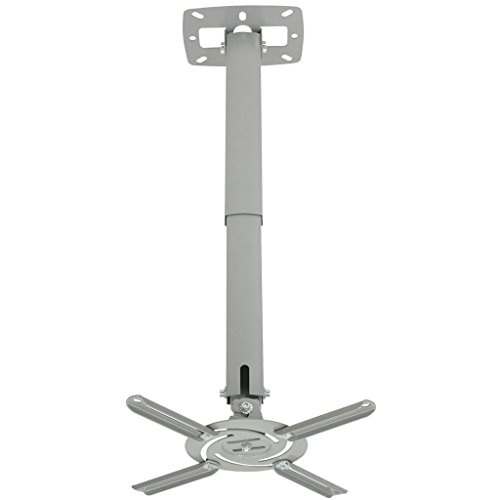 Avlink PJM620 Projector Ceiling Mount with 4 Adjustable Arms with Extendable Drop Pole