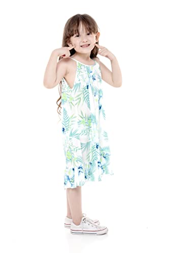 Image of Hawaii Hangover Family Matching Hawaiian Clothes, Orchid Breeze White | Family matching Hawaiian outfits, Orchid Breeze White, lightweight rayon, machine washable, tropical floral print, luaus