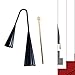 Agogo Bell Two Tone Traditional Samba Percussion Instrument with Wooden Stick for