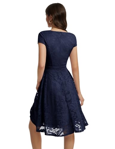 Image of MUADRESS Women's Lace Cocktail Wedding Party Dress | Wedding Guest Ready,Homecoming Event Style,Bridal Shower Outfit,Dinner Date Look,Tea Party Occasion,Birthday wear