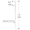 20 pcs. Large Eye Hand Sewing Needles - 1.5 inch Long in Needle Storage Tube with Needle Threader