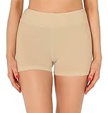 Merry Style Damen Shorts Radlerhose Unterhose Hotpants Kurze Hose Boxershorts aus Baumwolle MS10-359 (Nude, XL)