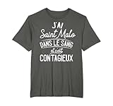 saint malo vue mer louer Léger, Coupe classique, manche à double couture et ourlet à la base