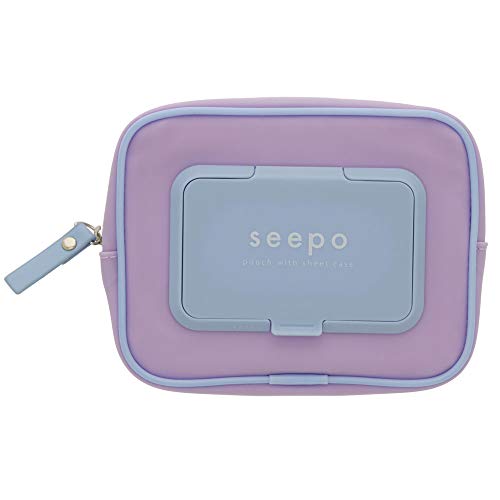 サンスター文具 除菌シートポーチ シーポミニ バイオレット S2290405