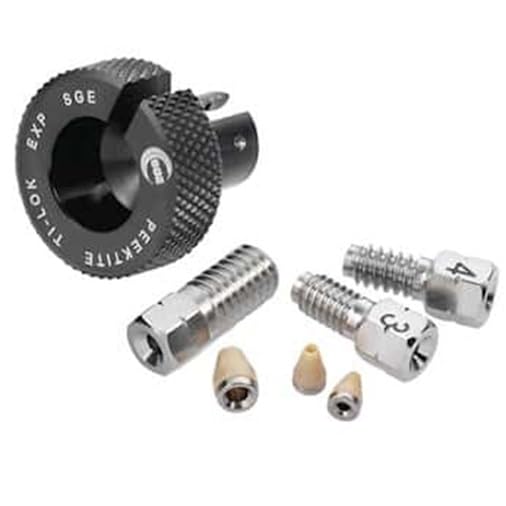 Trajan Scientific 200010 Luer Lock Valve Adaptor, 1/16" Size (Pack of 2)