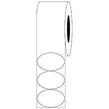 Kenco Premium 3" X 2" High Performance Gloss Poly Roll-Fed Inkjet Labels. Compatible with Epson ColorWorks CW-C6000A & CW-C6000P Printers. 950 Labels per Roll on a 3" Core and 6" Outer Diameter.