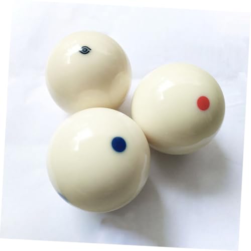 Boules de billard blanches en résine solide et rondes de haute précision - 5
