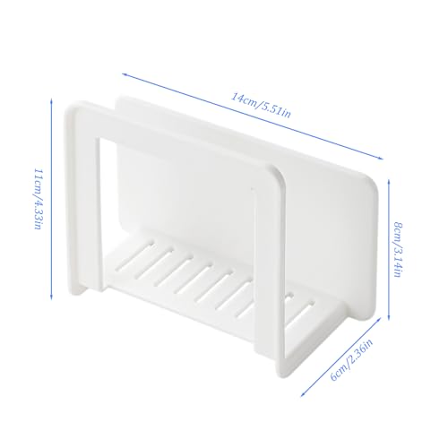 Culinavog WiFi Router Aufbewahrungsbox, WLAN Router Box Aufbewahrung Wand, Wandmontage Router Aufbewahrungsbox, WiFi-Rack Regal Wandhalterung für Versteckung Vonrouter Tv-Kabeln, Heimdekoration(Weiß)