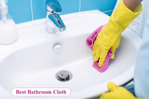 Zolt Microfibre Cloths Pack of 8 - Super Absorbent & Soft Cleaning cloths for Car & Home Cleaning (32 * 32 cm) - 08 Reusable & Lint Free cloths Ideal for Removing Dust, Wiping Spills & Detailing Cars